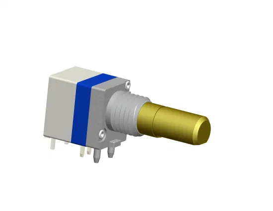 Type vertical Encodeur rotatif Ec11 5V 10mA Encodeur à arbre métallique